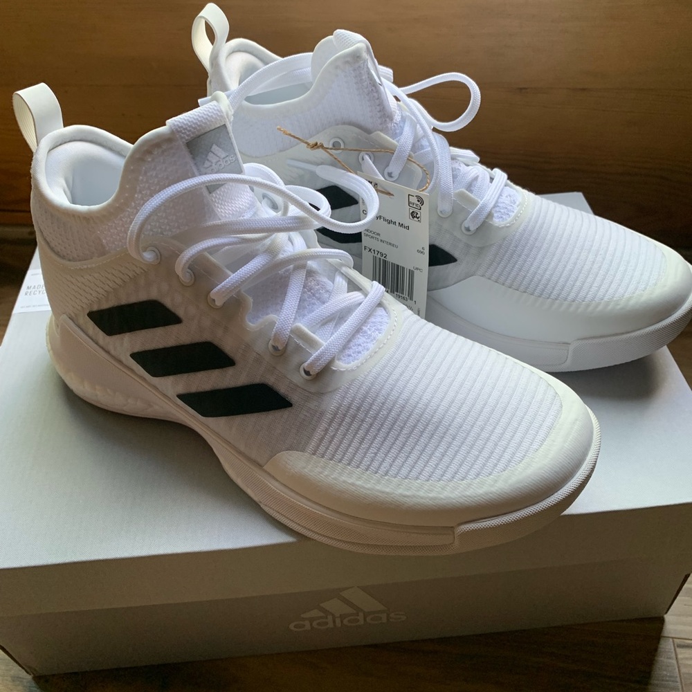 Adidas CrazyFlight mid-rise volleyball sneakers